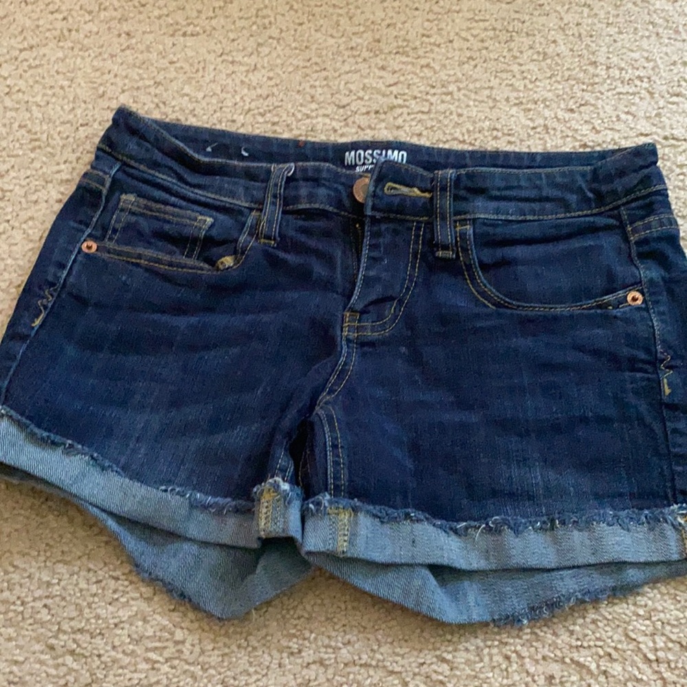 size 7 denim shorts